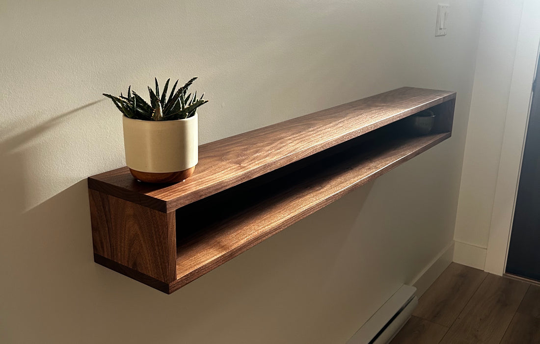 Custom Entry Shelf